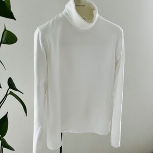 White Cotton Turtleneck U.S.A.